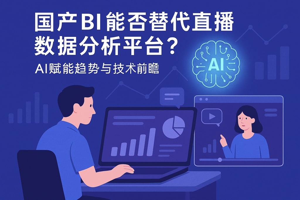 国产BI能否替代直播数据分析平台？AI赋能趋势与技术前瞻