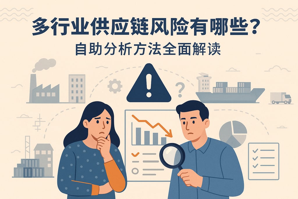 多行业供应链风险有哪些？自助分析方法全面解读