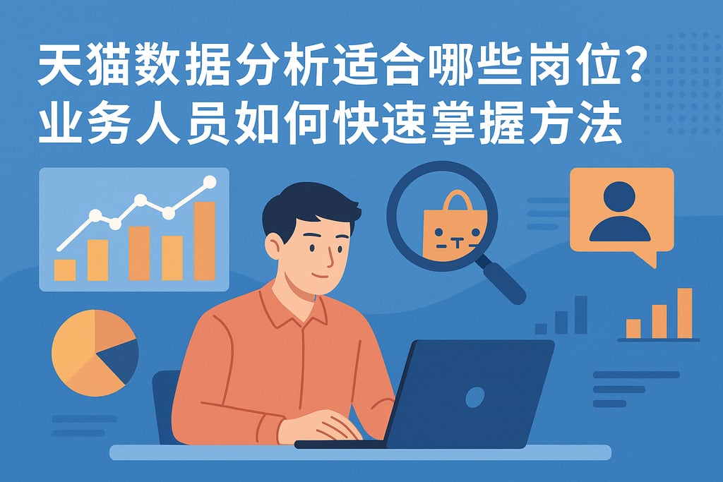 天猫数据分析适合哪些岗位？业务人员如何快速掌握方法