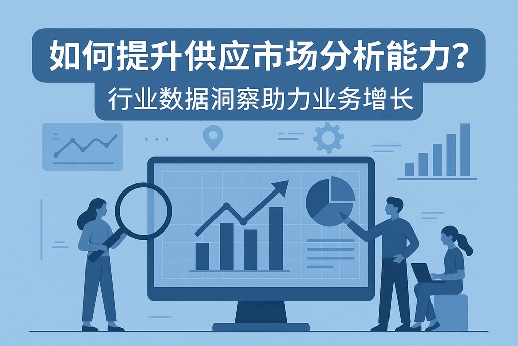 如何提升供应市场分析能力？行业数据洞察助力业务增长
