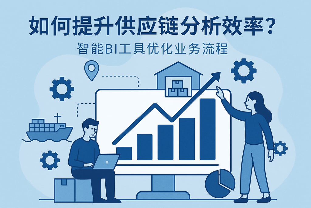 如何提升供应链分析效率？智能BI工具优化业务流程