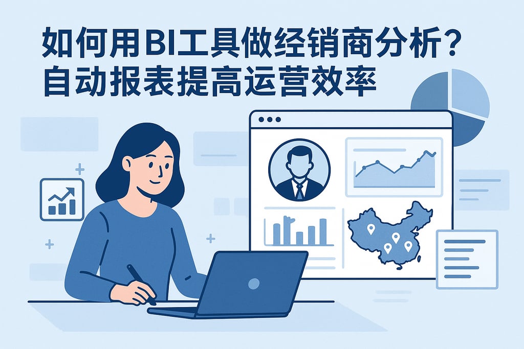 如何用BI工具做经销商分析？自动报表提高运营效率