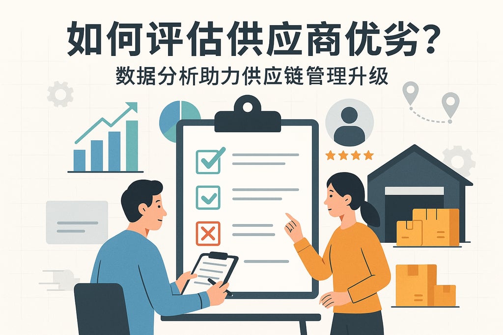 如何评估供应商优劣？数据分析助力供应链管理升级