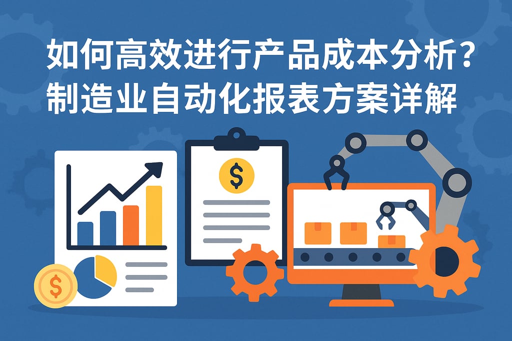 如何高效进行产品成本分析？制造业自动化报表方案详解。