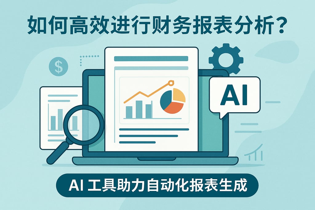 如何高效进行财务报表分析？AI工具助力自动化报表生成