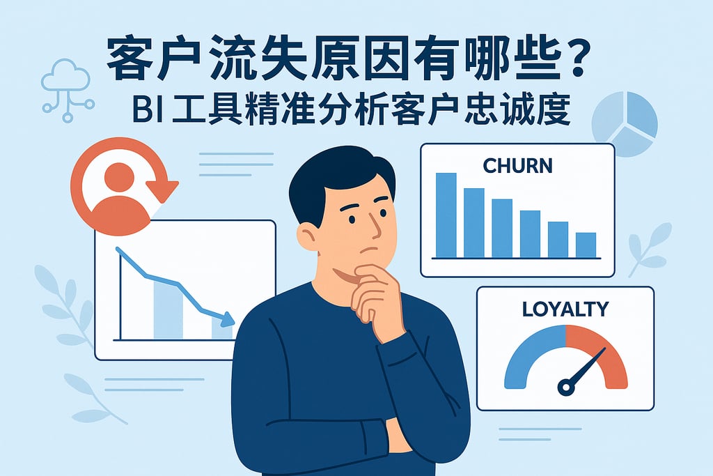 客户流失原因有哪些？BI工具精准分析客户忠诚度
