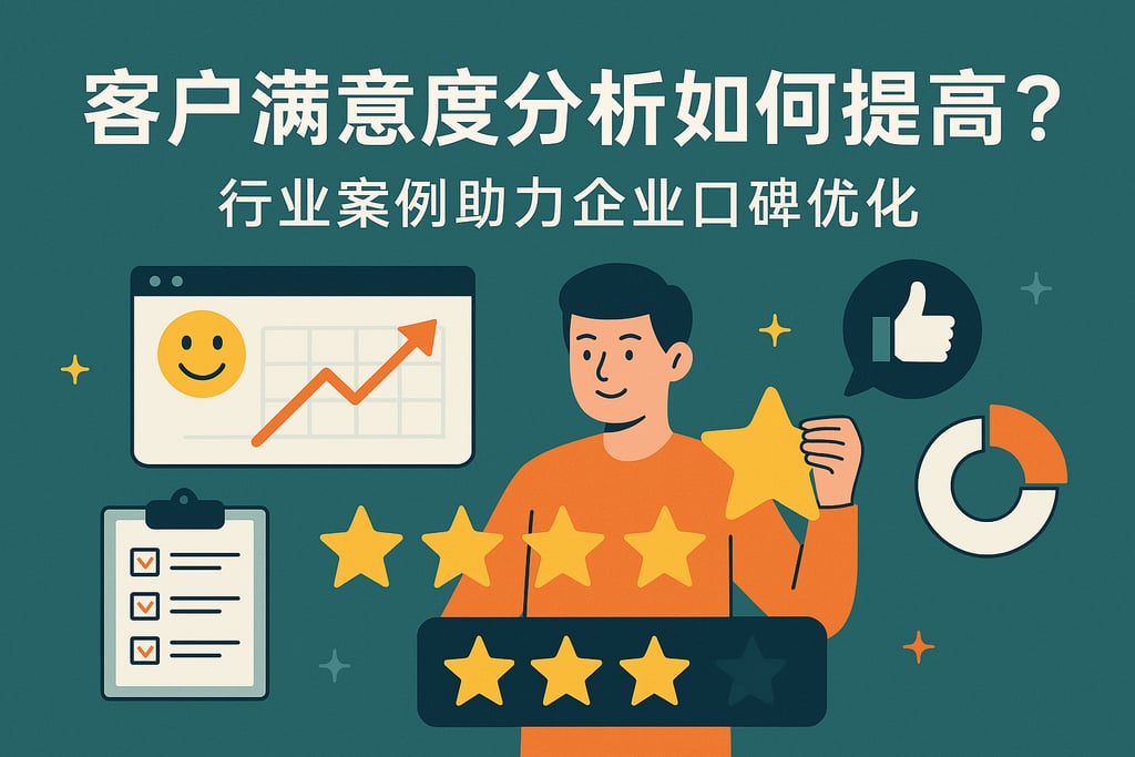 客户满意度分析如何提高？行业案例助力企业口碑优化