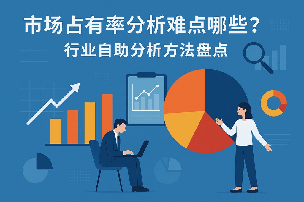 市场占有率分析难点有哪些？行业自助分析方法盘点