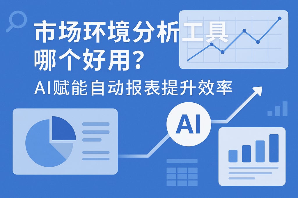 市场环境分析工具哪个好用？AI赋能自动报表提升效率