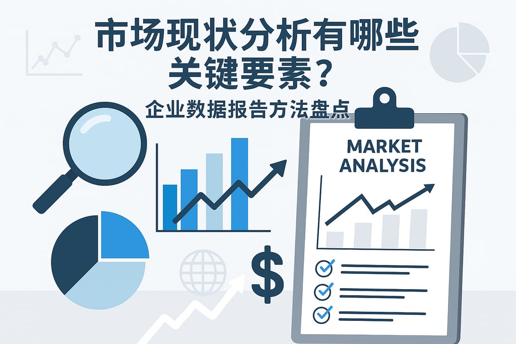 市场现状分析有哪些关键要素？企业数据报告方法盘点