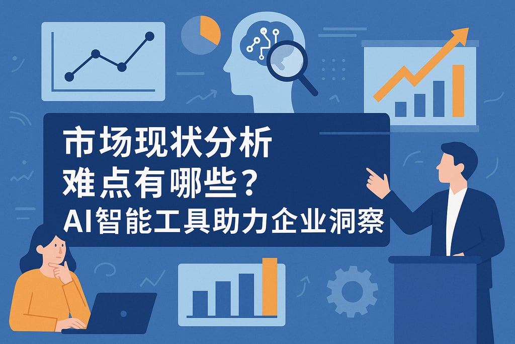 市场现状分析难点有哪些？AI智能工具助力企业洞察