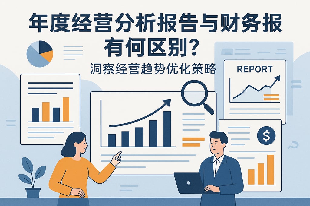 年度经营分析报告与财务报表有何区别？洞察经营趋势优化策略