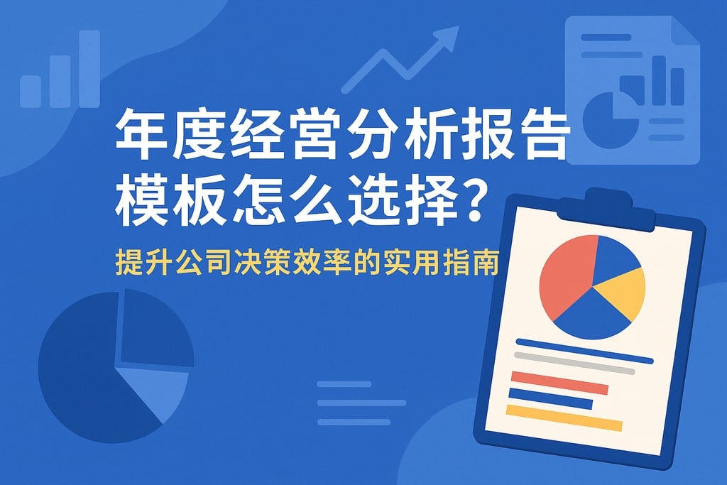 年度经营分析报告模板怎么选择？提升公司决策效率的实用指南
