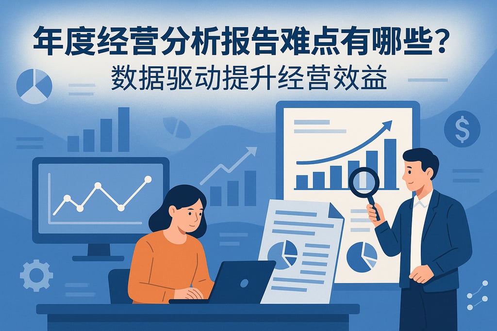 年度经营分析报告难点有哪些？数据驱动提升经营效益