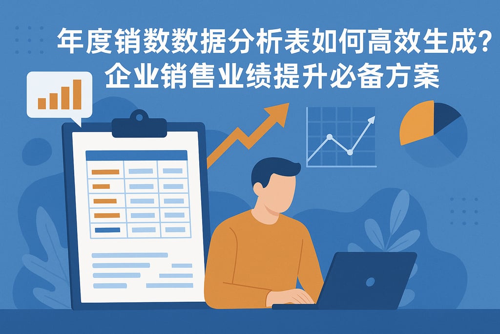 年度销售数据分析表如何高效生成？企业销售业绩提升必备方案