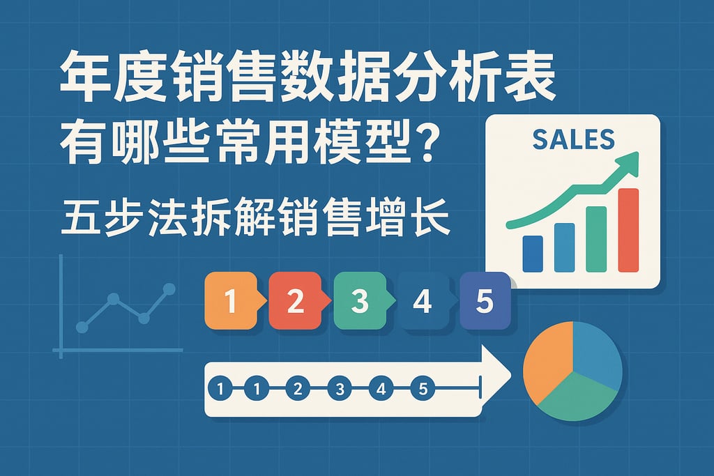 年度销售数据分析表有哪些常用模型？五步法拆解销售增长逻辑