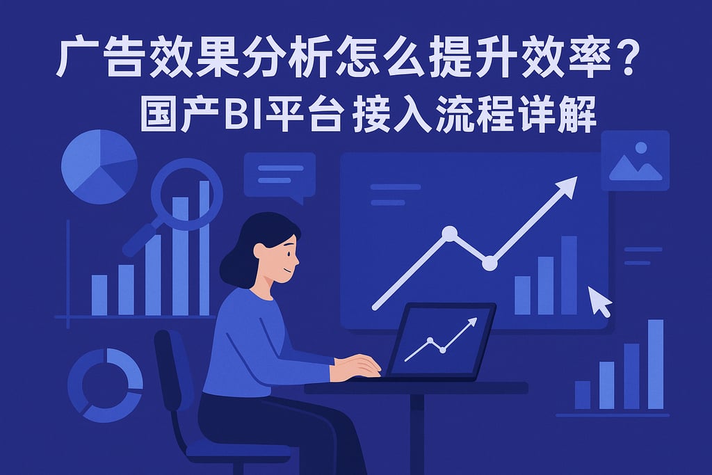 广告效果分析怎么提升效率？国产BI平台接入流程详解