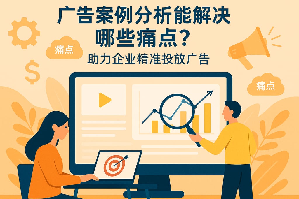 广告案例分析能解决哪些痛点？助力企业精准投放广告