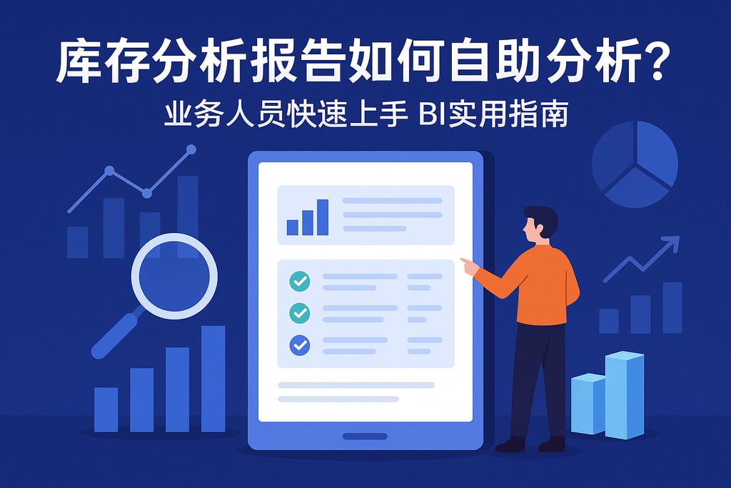 库存分析报告如何自助分析？业务人员快速上手BI实用指南