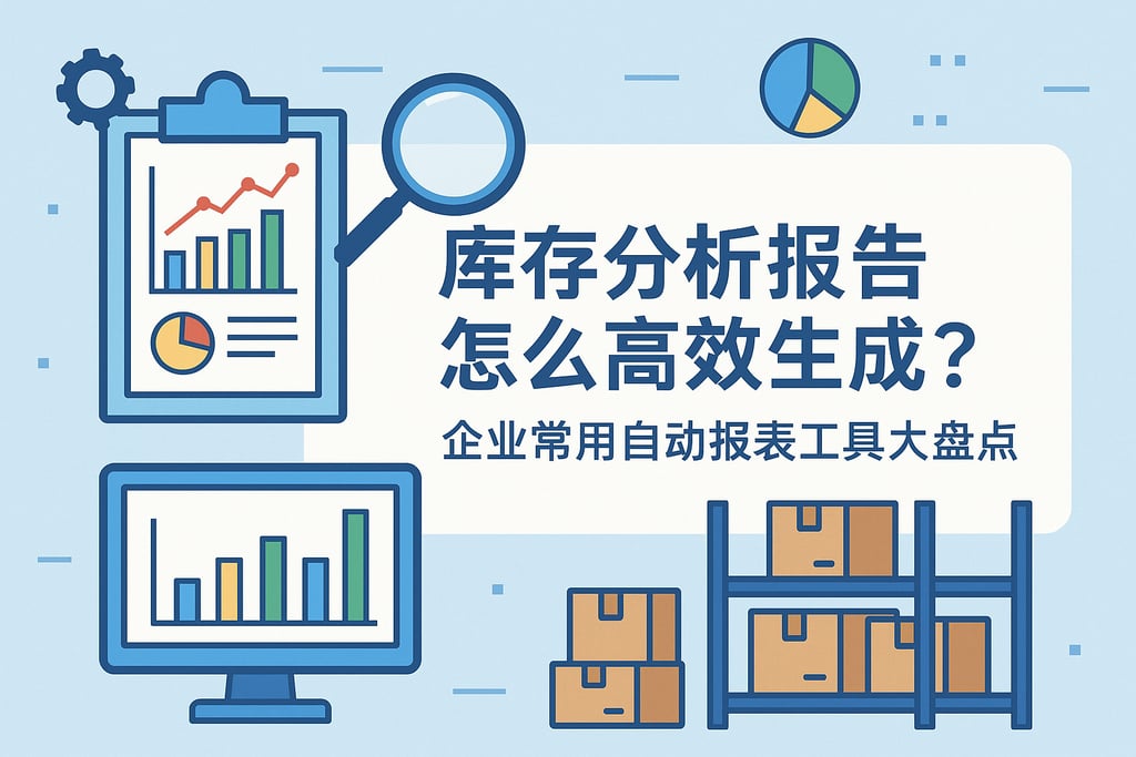 库存分析报告怎么高效生成？企业常用自动报表工具大盘点