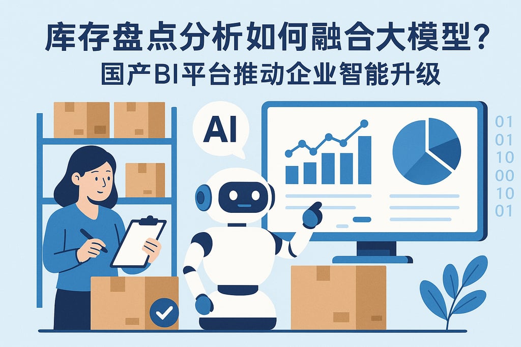 库存盘点分析如何融合大模型？国产BI平台推动企业智能升级