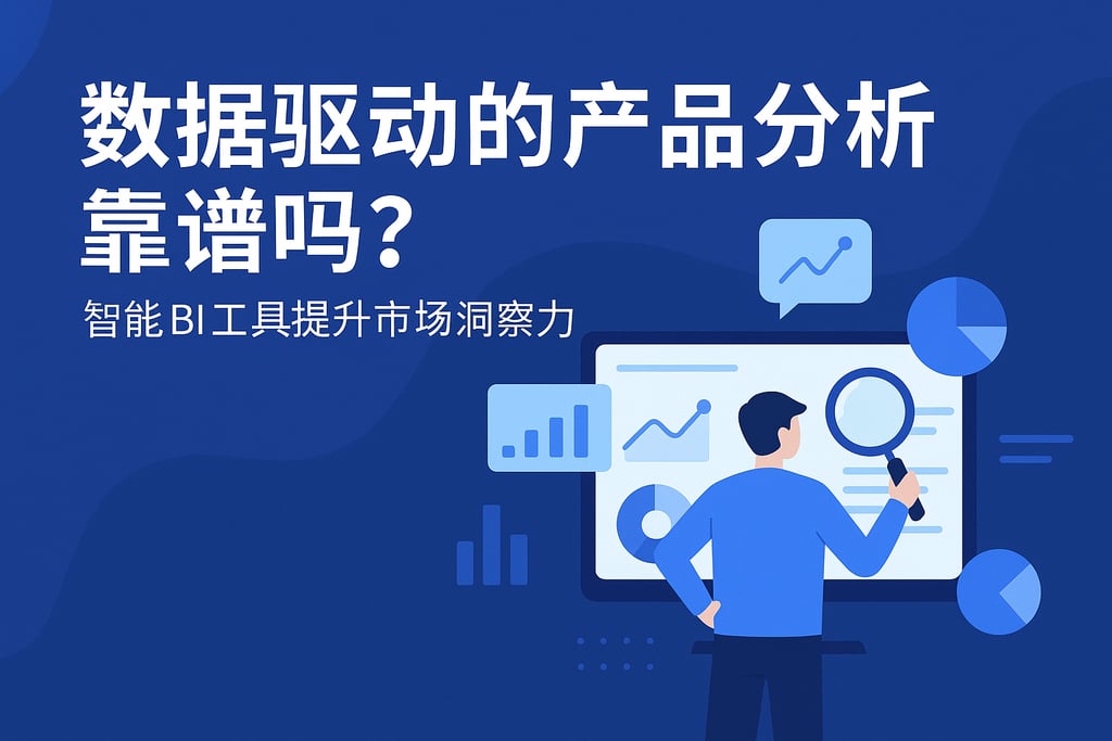 数据驱动的产品分析靠谱吗？智能BI工具提升市场洞察力