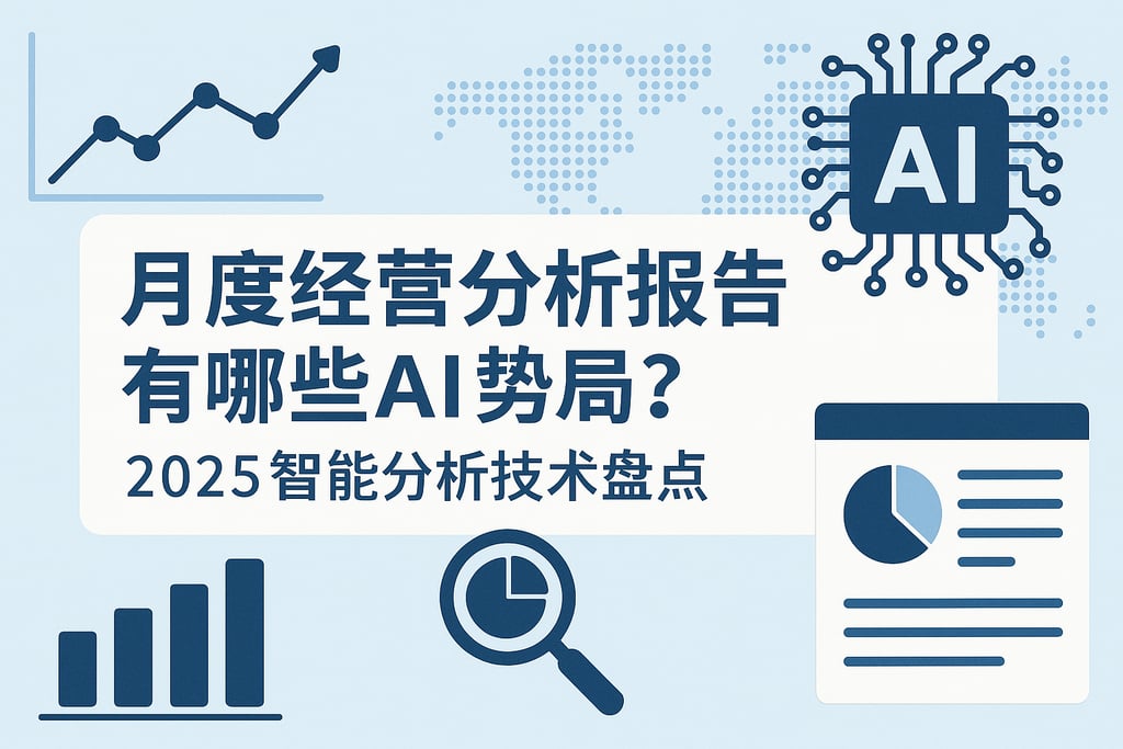 月度经营分析报告有哪些AI趋势？2025智能分析技术盘点