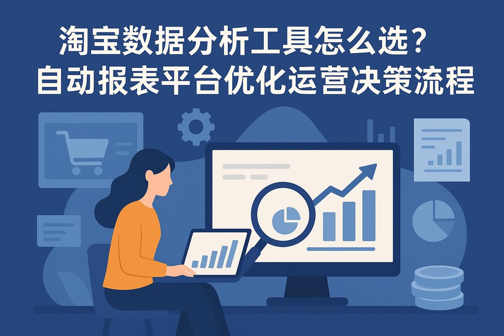 淘宝数据分析工具怎么选？自动报表平台优化运营决策流程