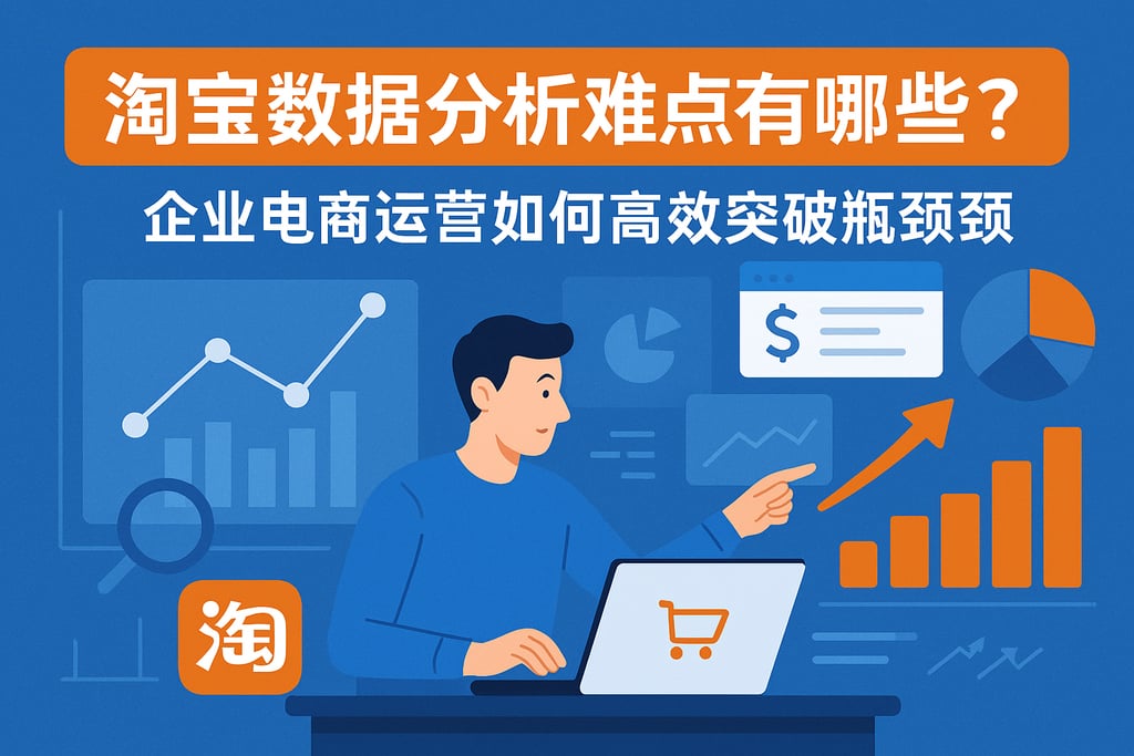 淘宝数据分析难点有哪些？企业电商运营如何高效突破瓶颈