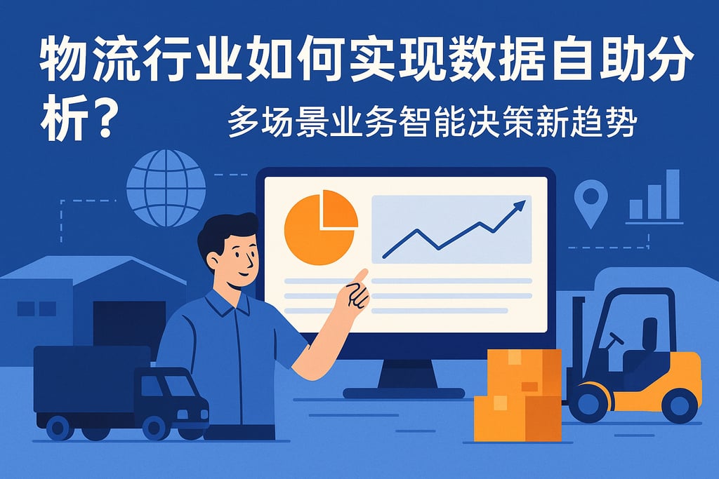 物流行业如何实现数据自助分析？多场景业务智能决策新趋势