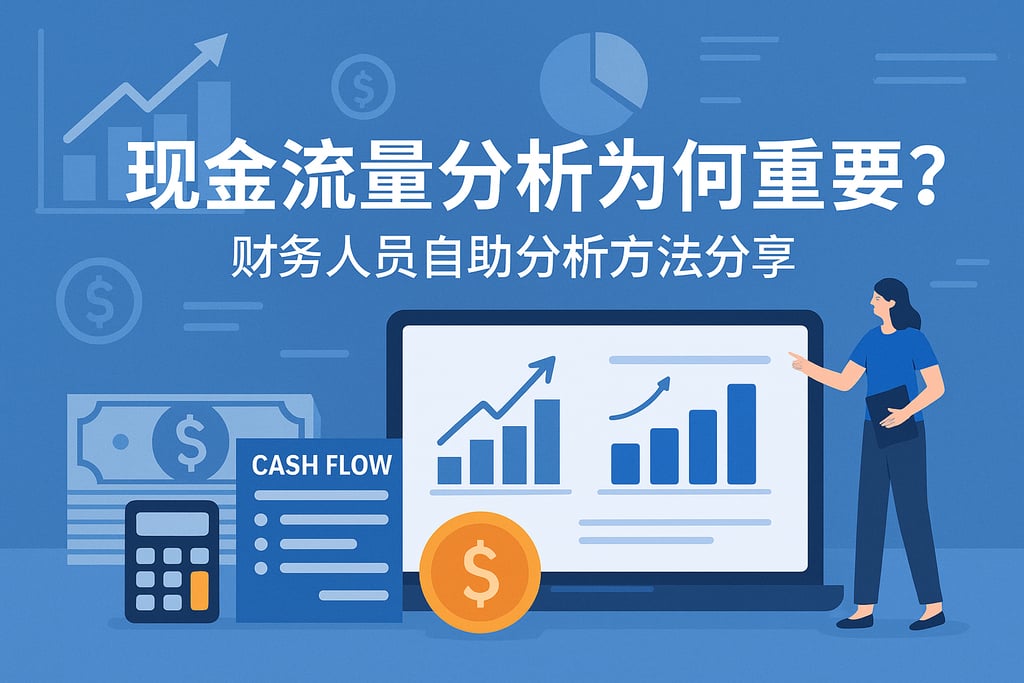 现金流量分析为何重要？财务人员自助分析方法分享。
