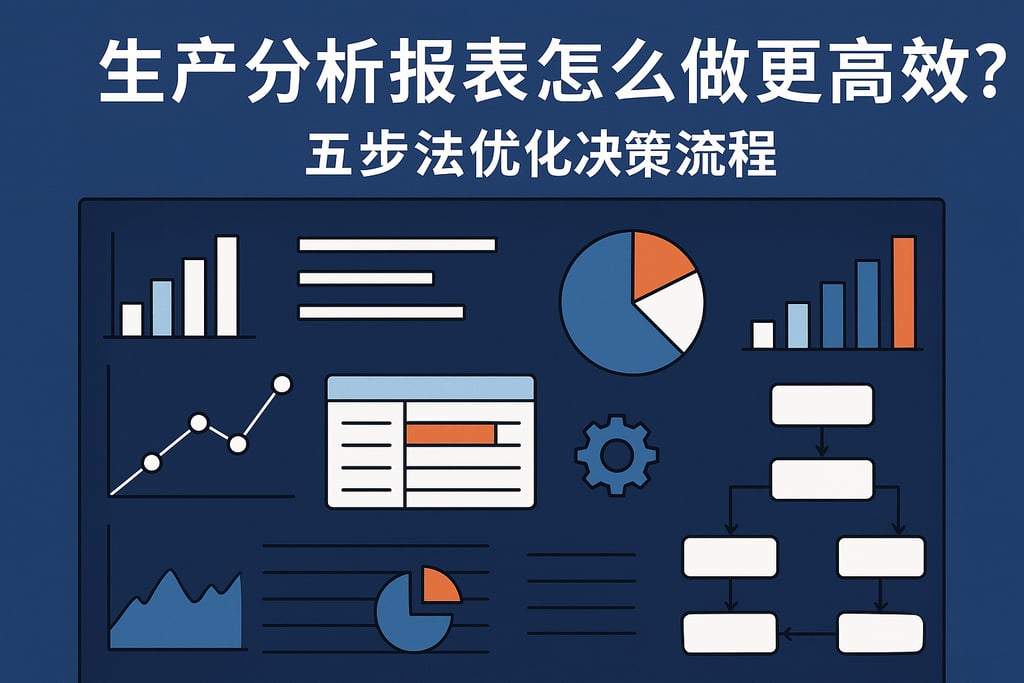 生产分析报表怎么做更高效？五步法优化决策流程