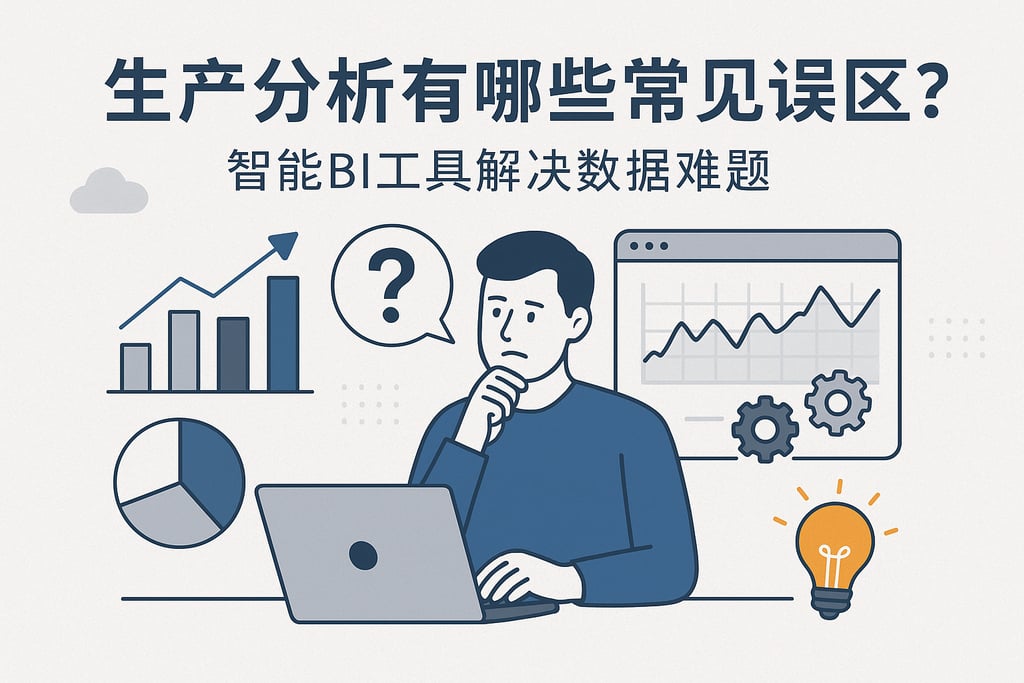 生产分析有哪些常见误区？智能BI工具解决数据难题
