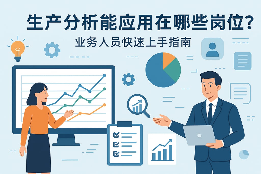 生产分析能应用在哪些岗位？业务人员快速上手指南