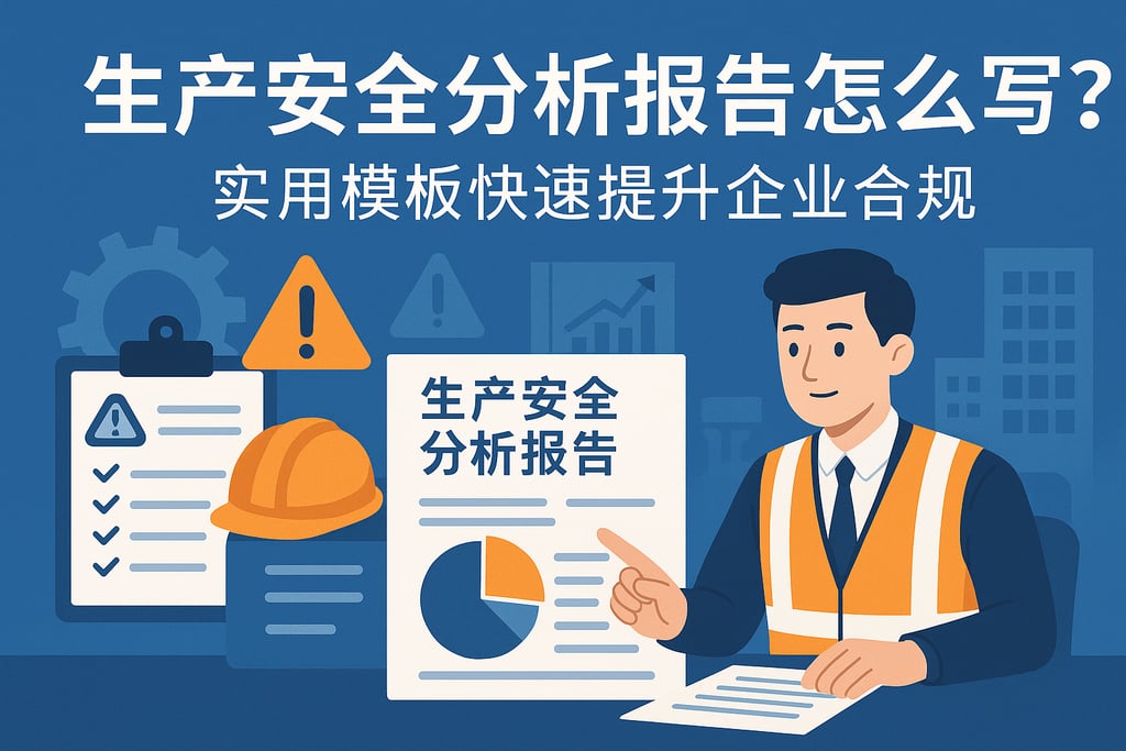 生产安全分析报告怎么写？实用模板快速提升企业合规