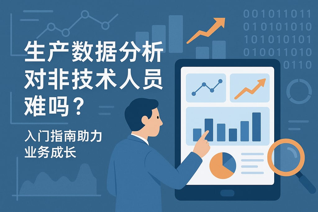 生产数据分析对非技术人员难吗？入门指南助力业务成长