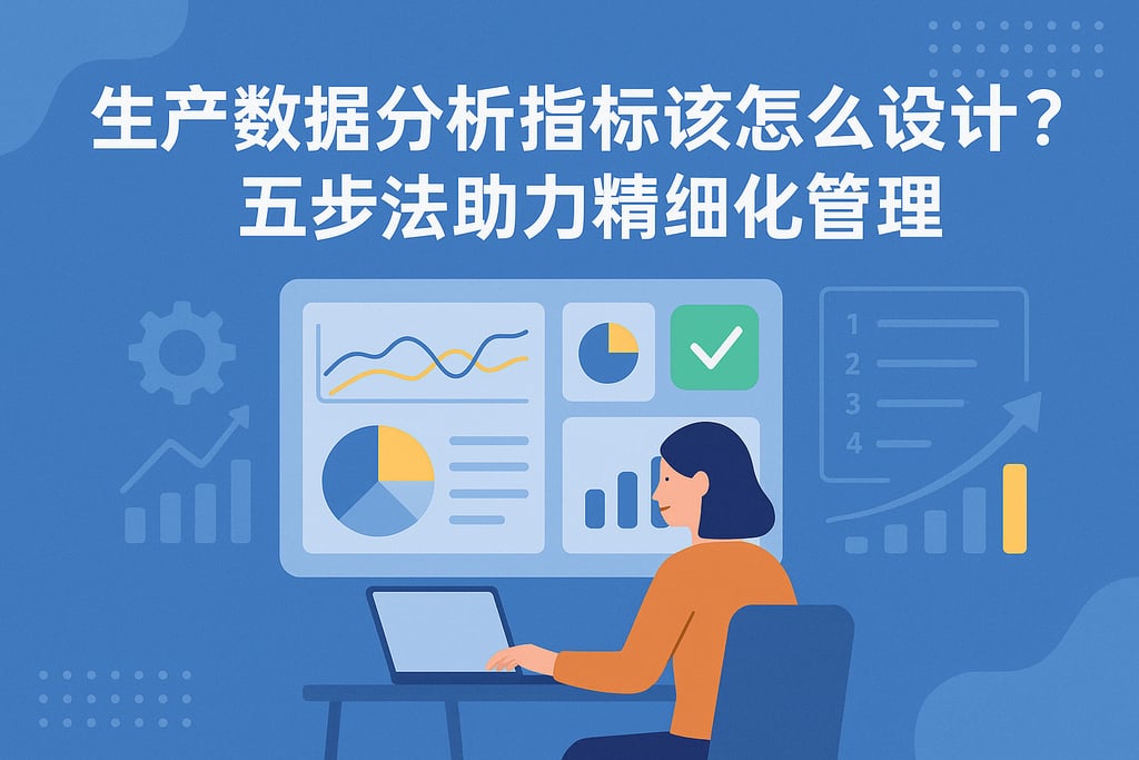 生产数据分析指标该怎么设计？五步法助力精细化管理