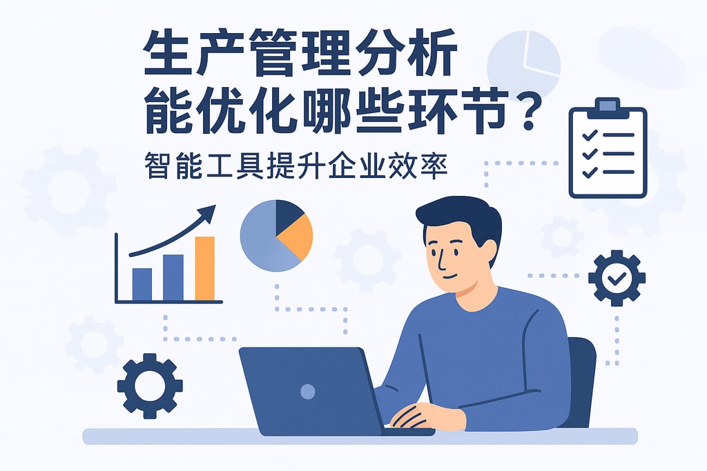生产管理分析能优化哪些环节？智能工具提升企业效率