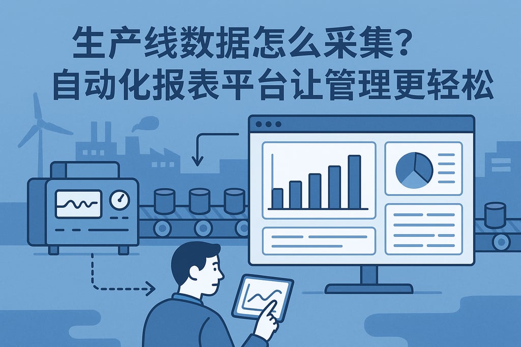 生产线数据怎么采集？自动化报表平台让管理更轻松