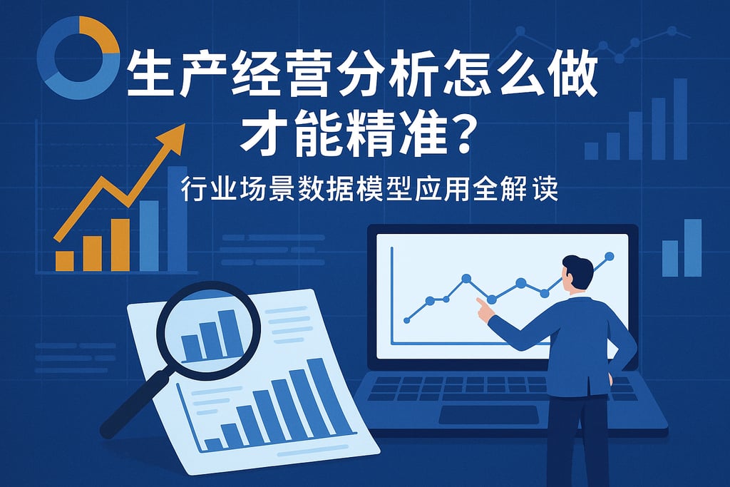 生产经营分析怎么做才能精准？行业场景数据模型应用全解读