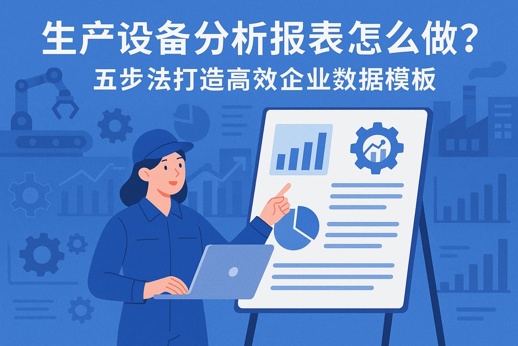 生产设备分析报表怎么做？五步法打造高效企业数据模板