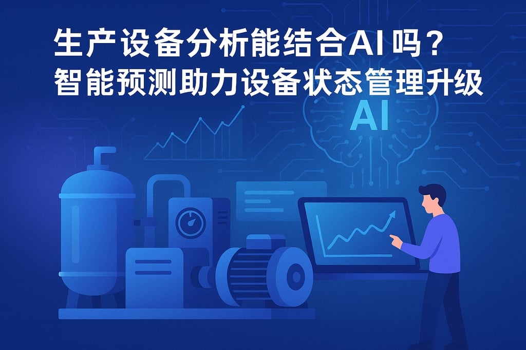生产设备分析能结合AI吗？智能预测助力设备状态管理升级