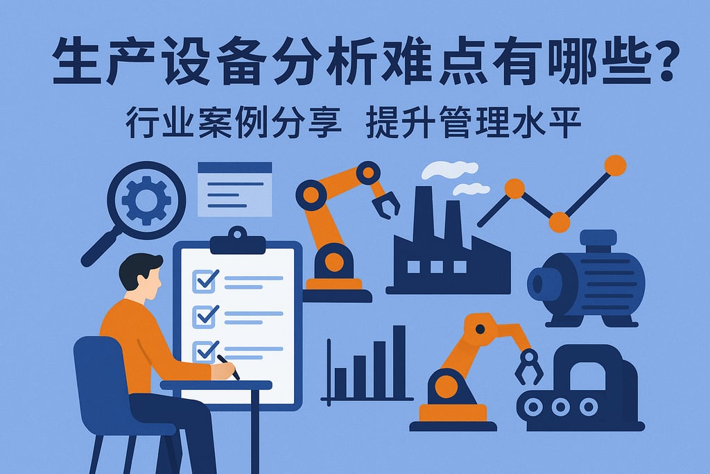 生产设备分析难点有哪些？行业案例分享提升管理水平