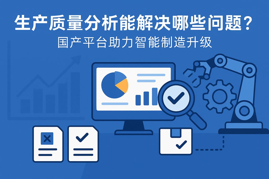 生产质量分析能解决哪些问题？国产平台助力智能制造升级