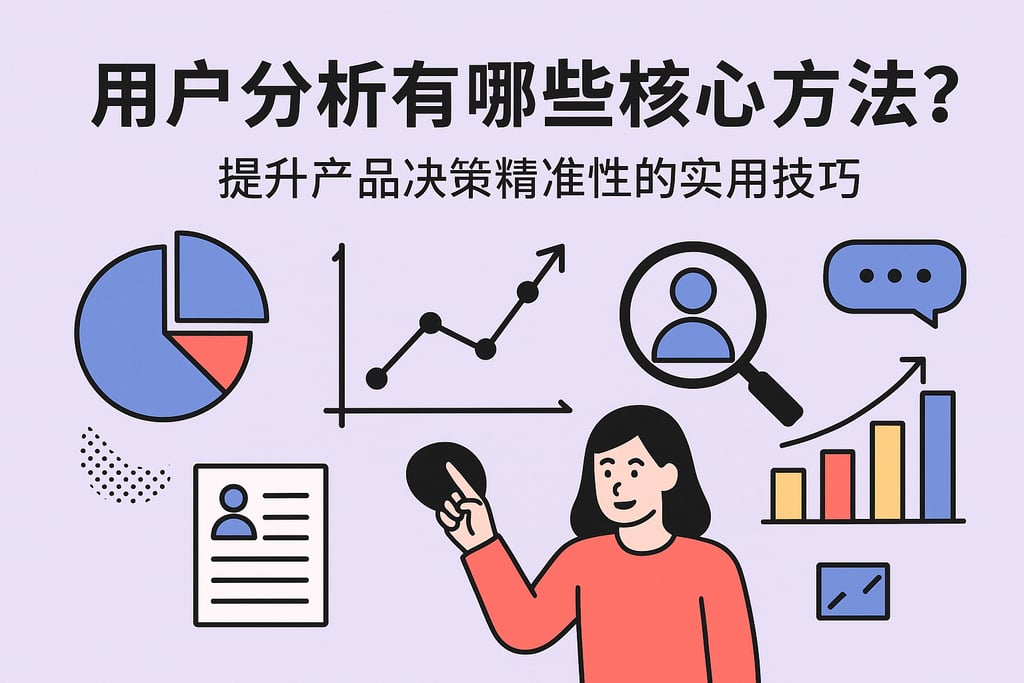 用户分析有哪些核心方法？提升产品决策精准性的实用技巧