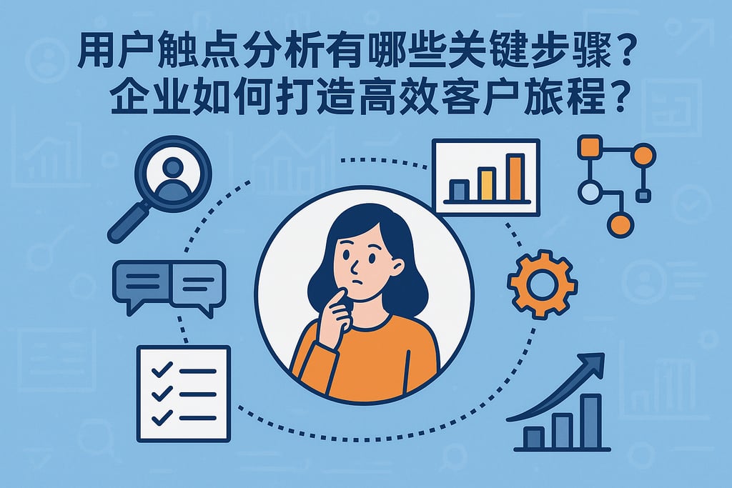 用户触点分析有哪些关键步骤？企业如何打造高效客户旅程？