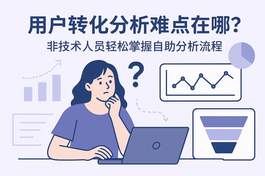 用户转化分析难点在哪？非技术人员轻松掌握自助分析流程