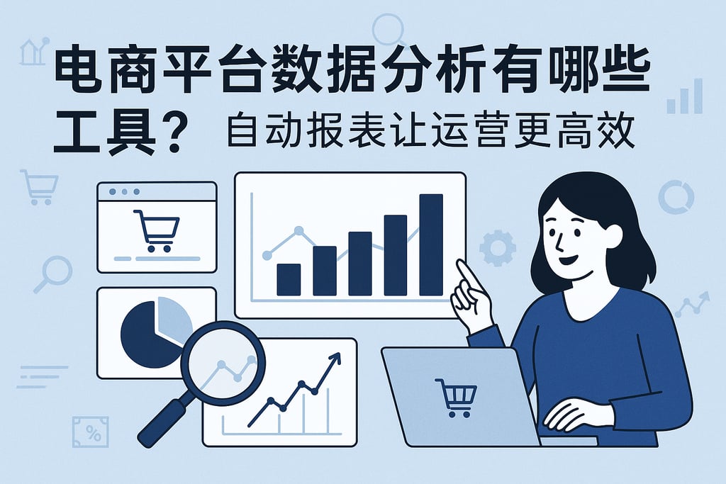 电商平台数据分析有哪些工具？自动报表让运营更高效