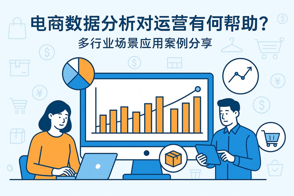 电商数据分析对运营有何帮助？多行业场景应用案例分享