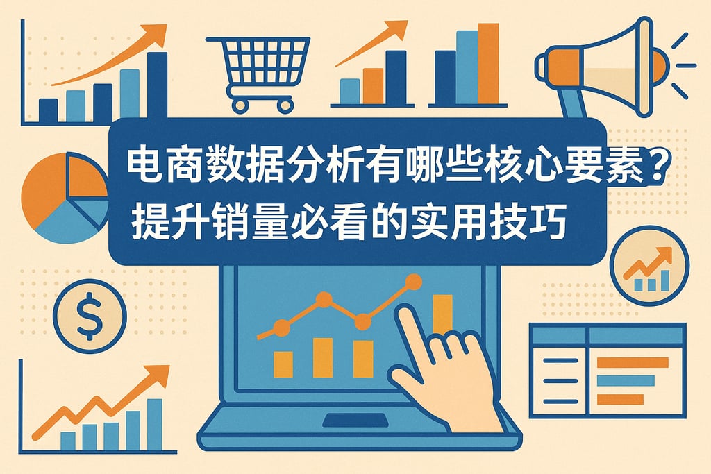 电商数据分析有哪些核心要素？提升销量必看的实用技巧